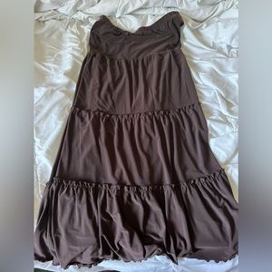 Brown Maxi skirt